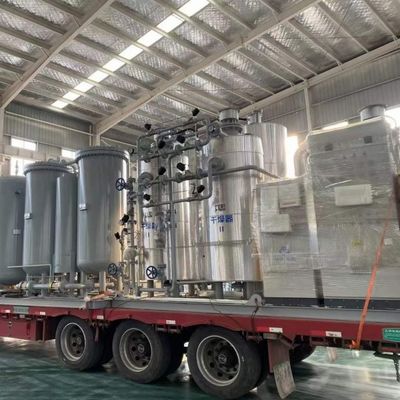 工場内 99.9995% 窒素ガス生成浄化器 冷式ロールシート用