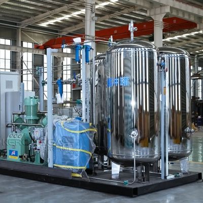 スキードマウント設計 爆発防止 アルゴンガス工業ガス乾燥機