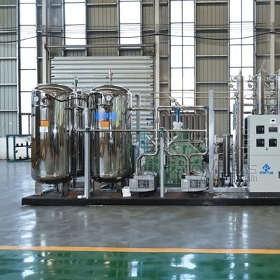 スキードマウント設計 爆発防止 アルゴンガス工業ガス乾燥機