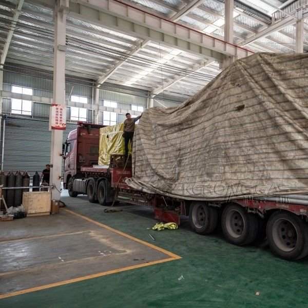 レーザー切削用窒素発電機 200bar 充填ステーション