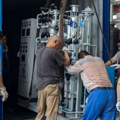 長期使用寿命保証 CE証明書付きの現場の窒素ガス浄化機